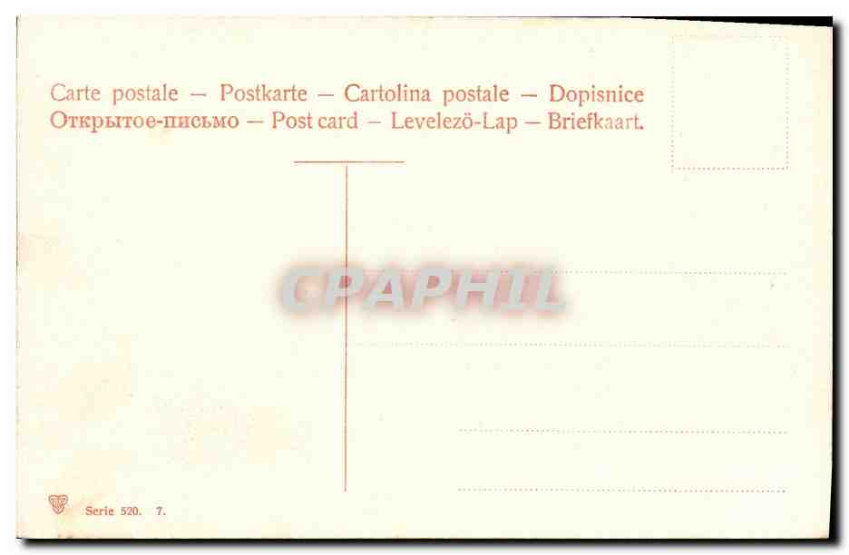 CPA Bateau Guerre Cl Rasboinik Russie — Verso