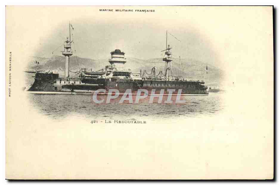 CPA Bateau Guerre Indochine Le redoutable
