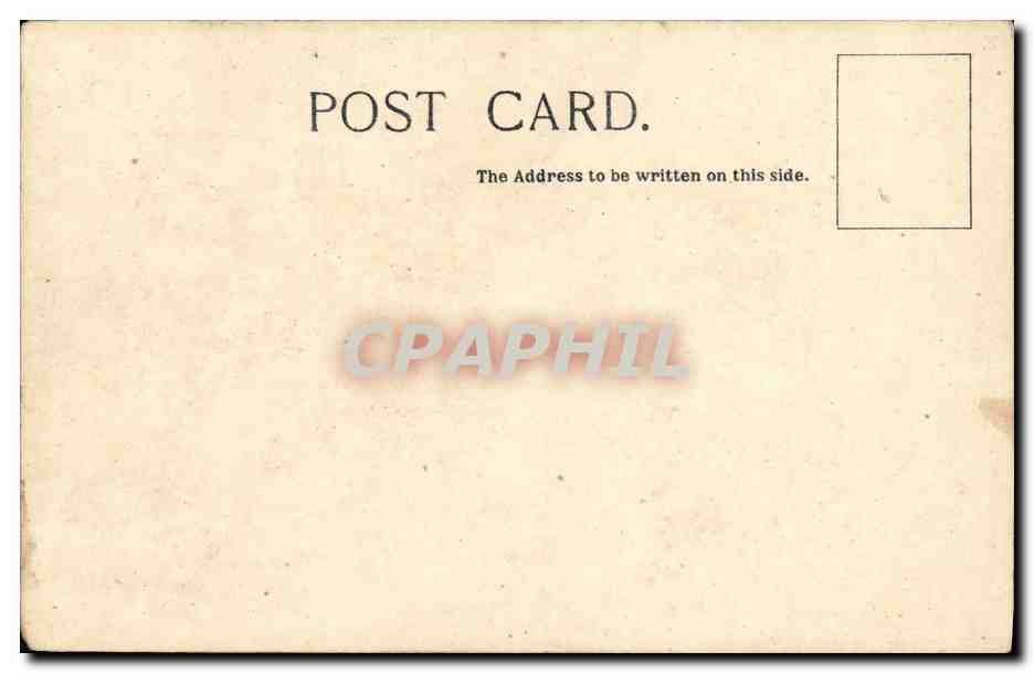 CPA Bateau Guerre HMS Renown A hand a cards on deck — Verso