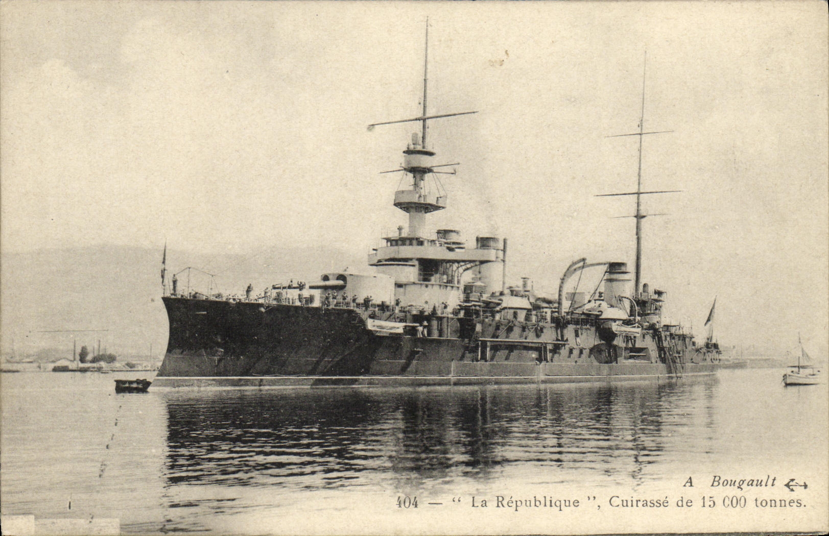 La République — Cuirassé de 15 000 tonnes — A. Bougault n°404