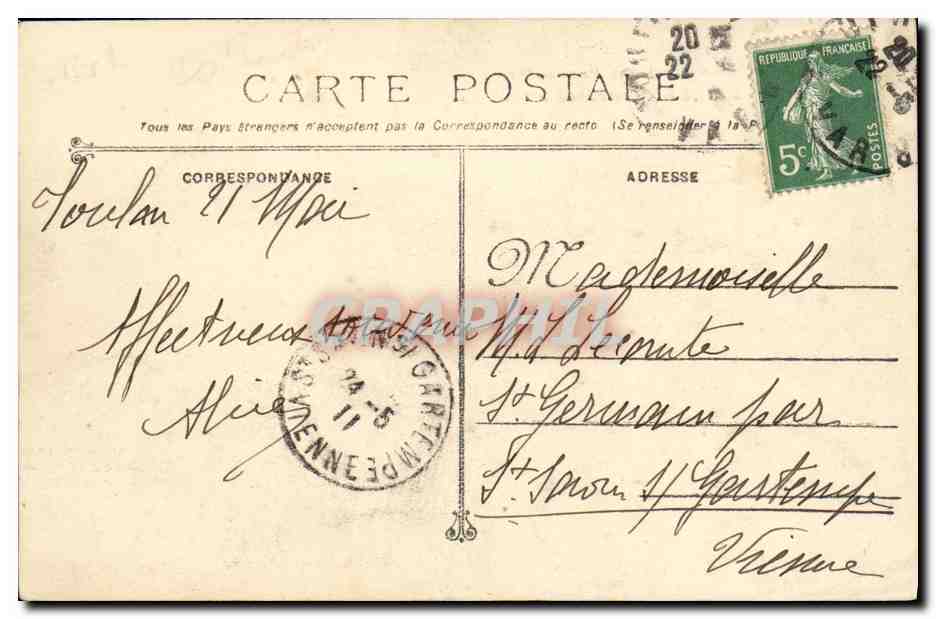 Marine Militaire Française — 72 REPUBLIQUE - Cuirassé à tourcelles. — Éditeur non identifié, n° de série 72 — Verso