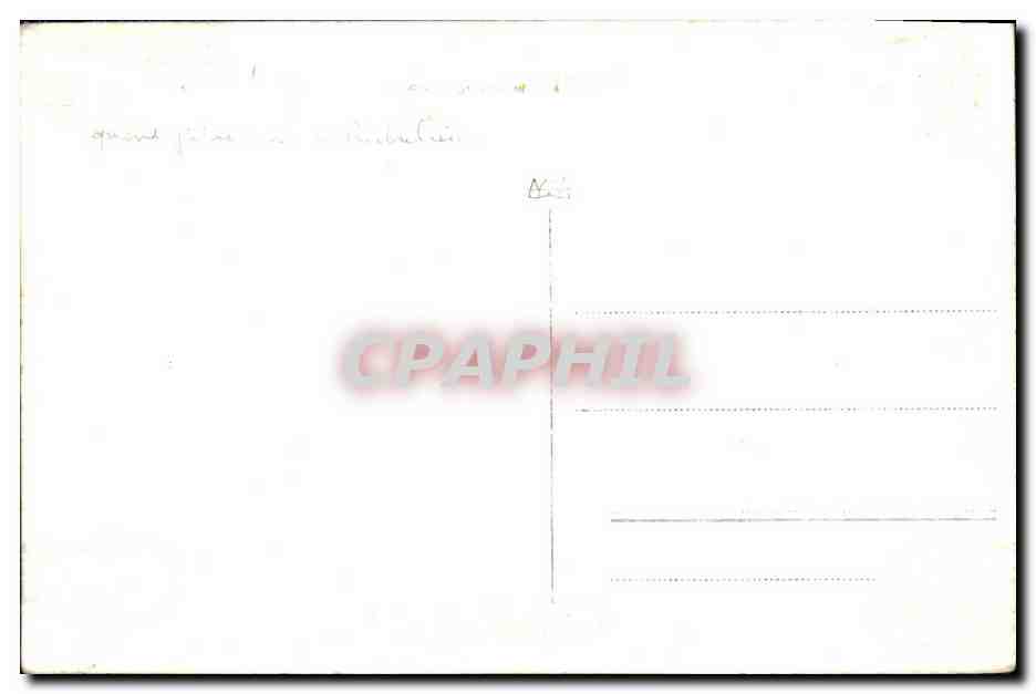 CPA Bateau Guerre Batiment de ligne Richelieu  — Verso