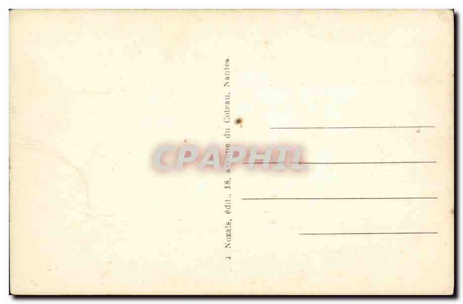 CPA Bateau Guerre Aviso Rigault de Genouilly — Verso
