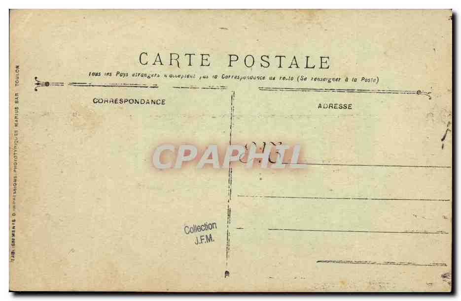 Saint-Louis — cuirassé à tourelles — Marine Militaire Française, n°400 — Verso
