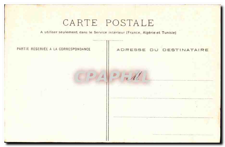 CPA Bateau Guerre Villefranche sur Mer Le Saint Louis Vaisseau amiral — Verso