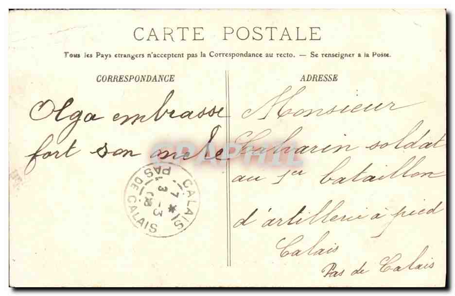 CPA Bateau Guerre Le Sfax croiseur de 1ere classe a batterie ramenant Dreyfus a la presqu ile de Quiberon  — Verso