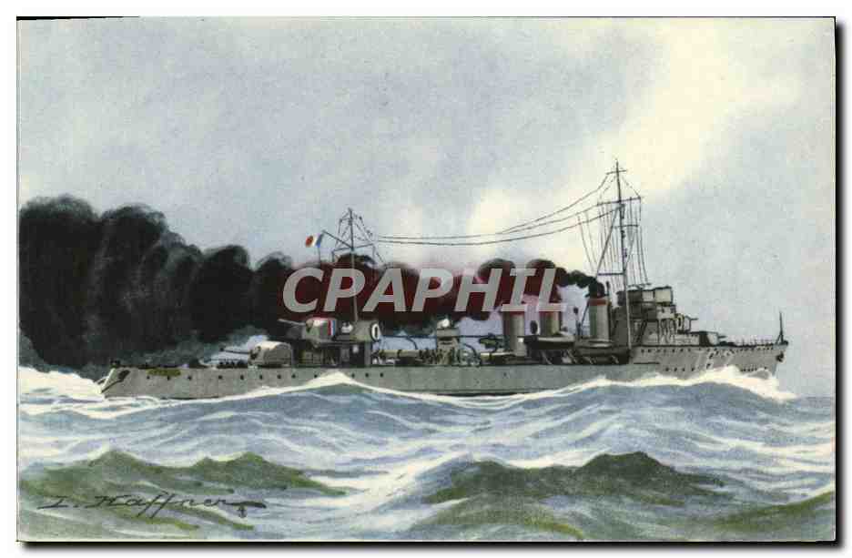 CPA Bateau Guerre Torpilleur Siroco Haffner