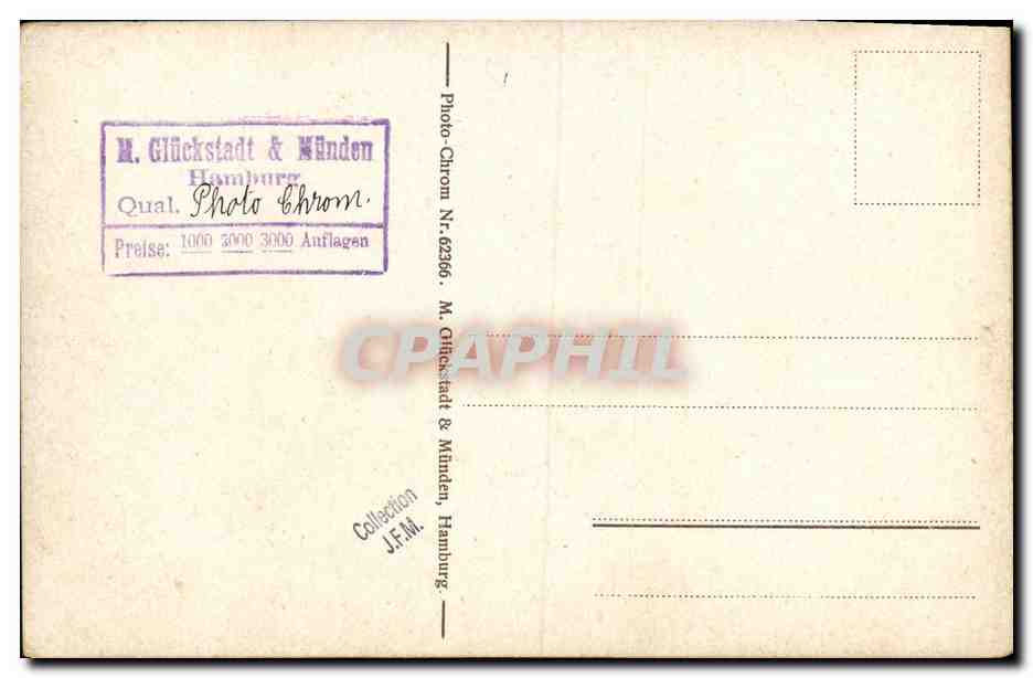 Sonderburg — Bateau de guerre — Photo Chrom Nr. 62366, M. Glückstadt & Münden, Hamburg — Reverso