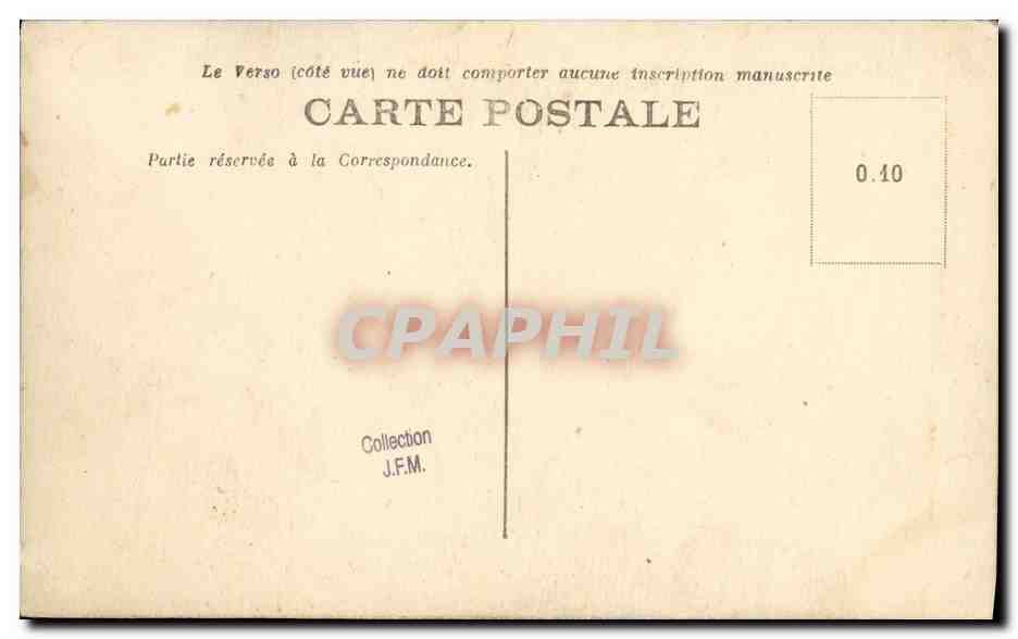 CPA Bateau Guerre Croiseur Strasbourg — Verso