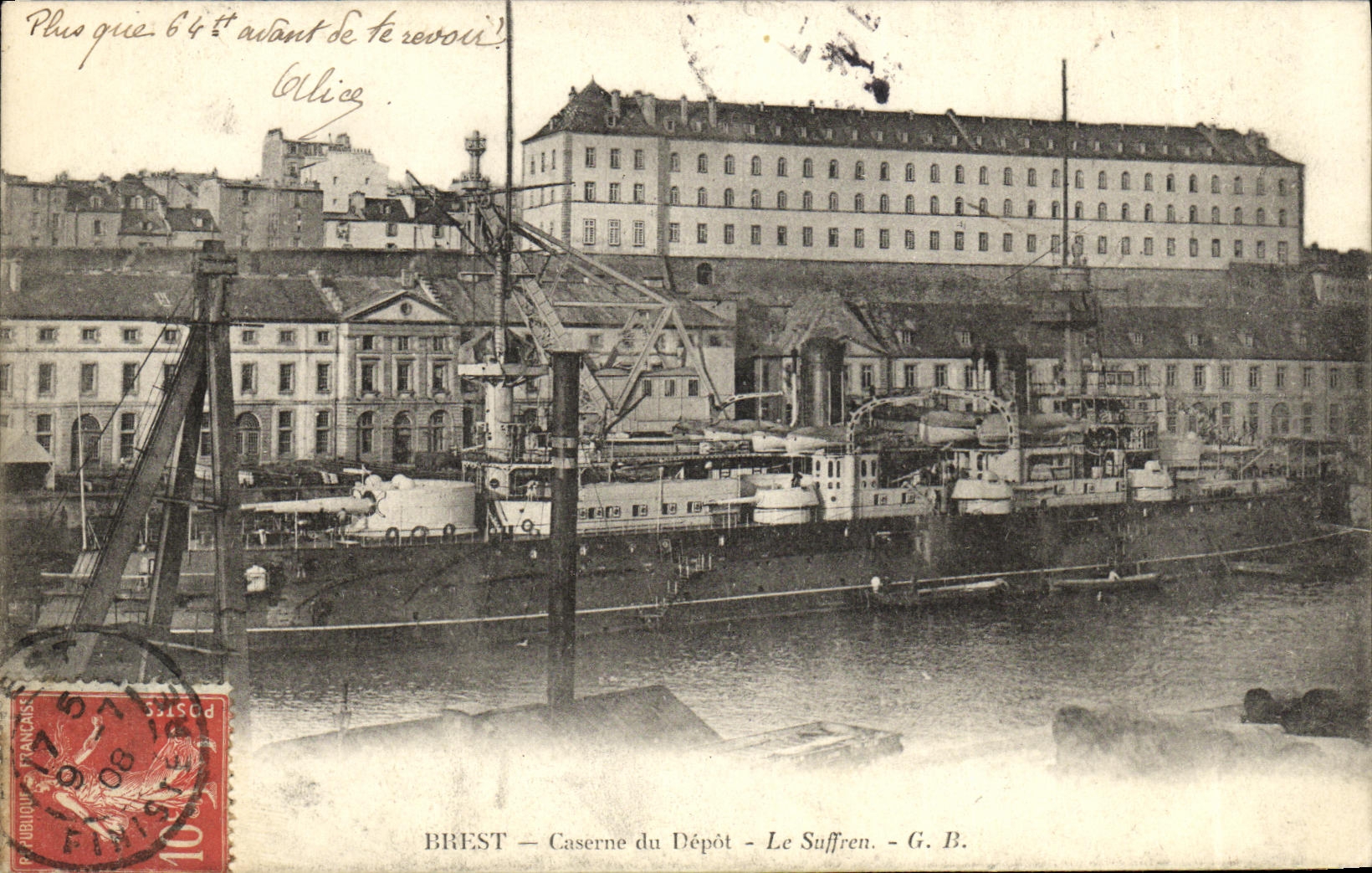 Brest — Caserne du Dépôt — Le Suffren — G. B.
