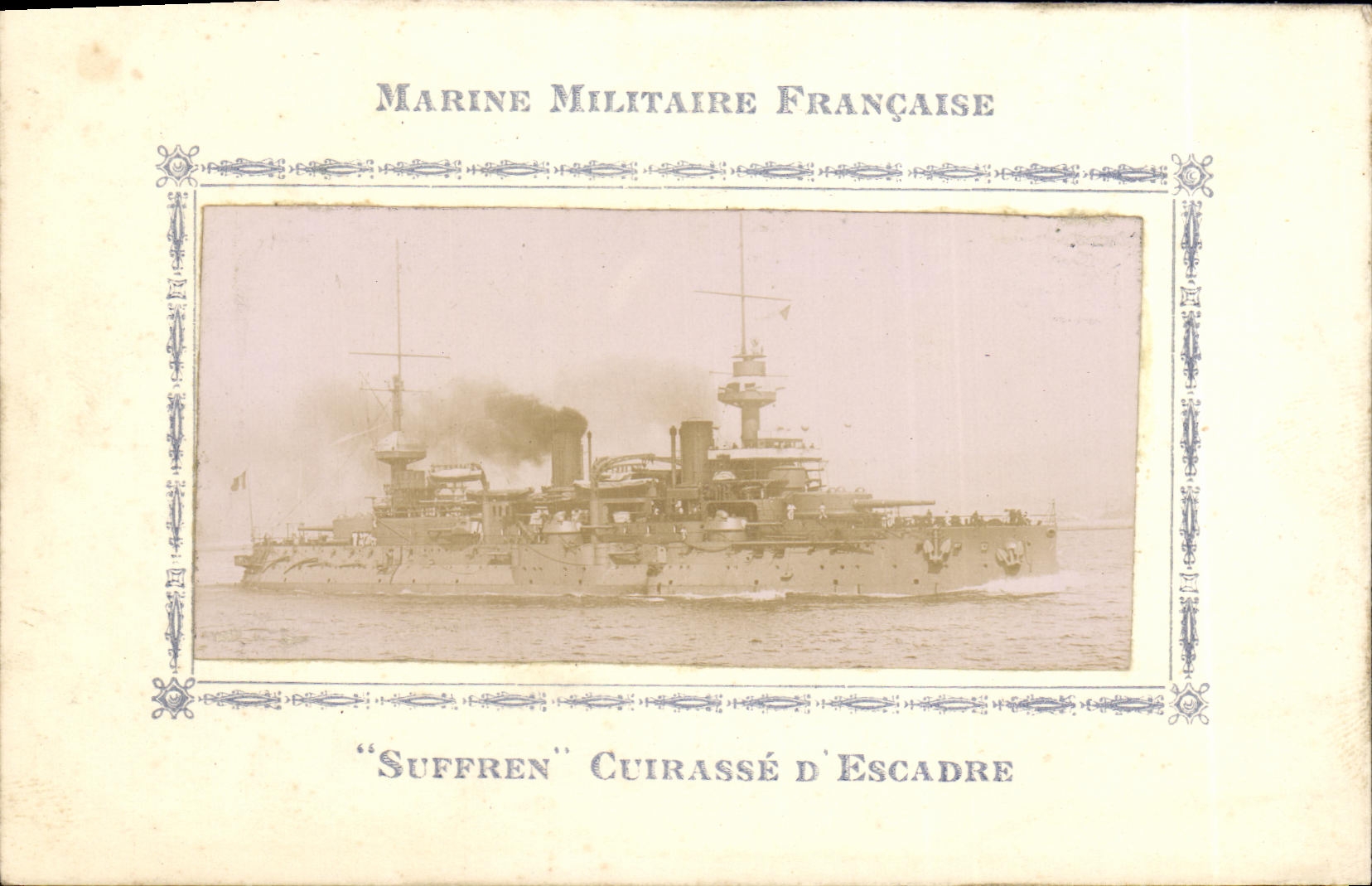 “Suffren” Cuirassé d’Escadre — Marine Militaire Française — éditeur non visible
