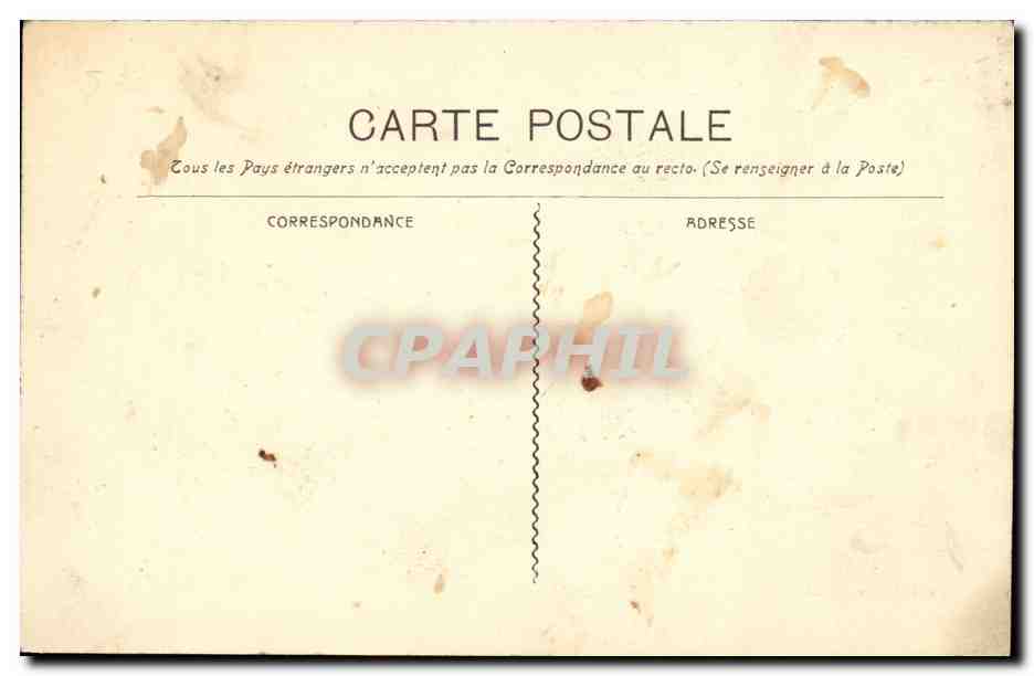CPA Bateau Guerre Cuirasse d escadre Suffren Vaisseau amiral — Rückseite