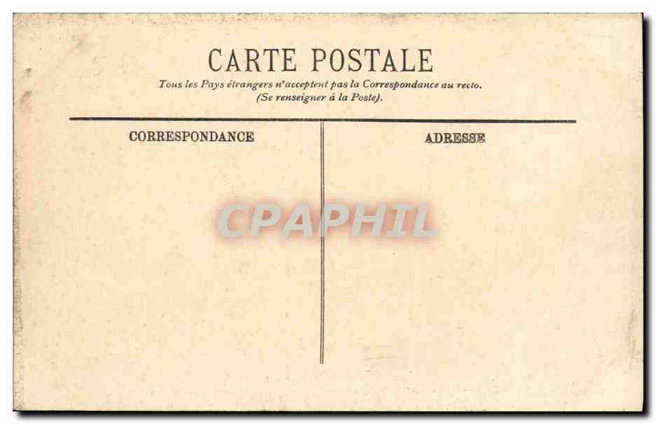 CPA Bateau Guerre Cuirasse d escadre Suffren Vaisseau amiral — Verso
