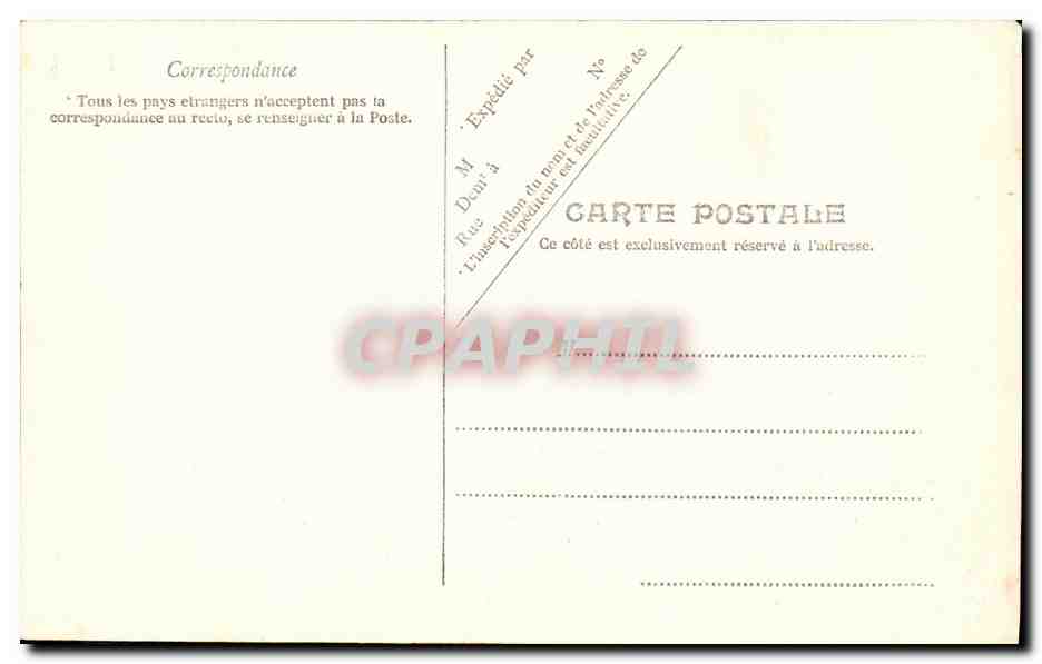 CPA Bateau Guerre Le Surcouf — Verso