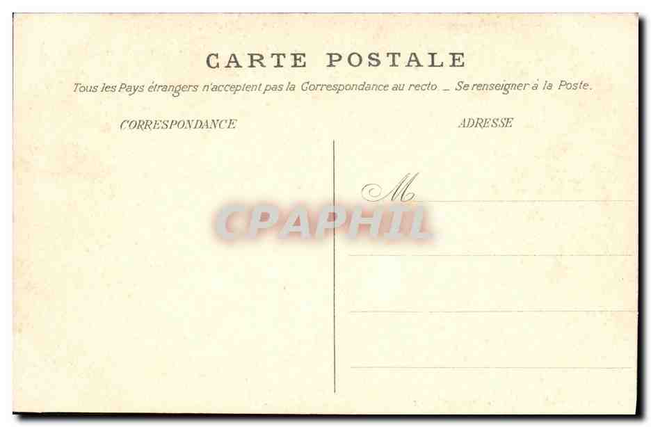 Le Surcouf — Corvette de la Marine Française — Édition Maison Hatt, Nouveautés, Cherbourg — Verso