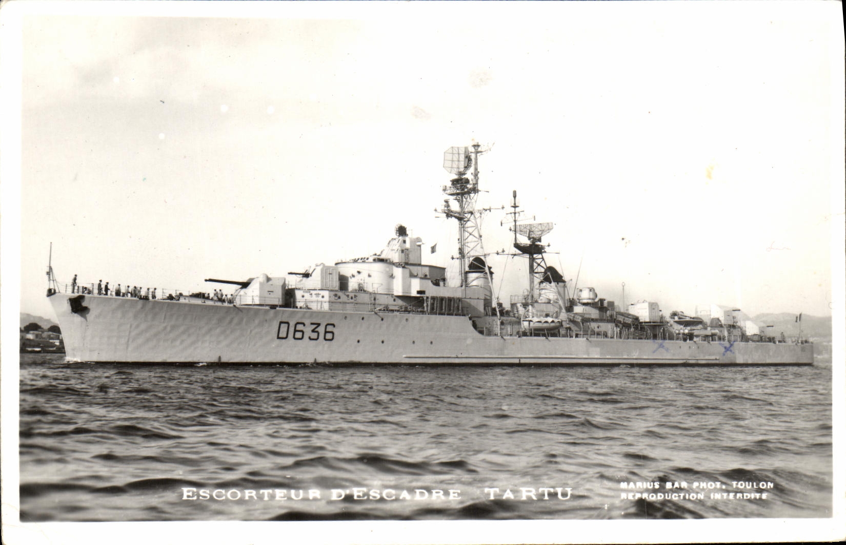 CPM Bateau Guerre Escorteur d escadre Tartu