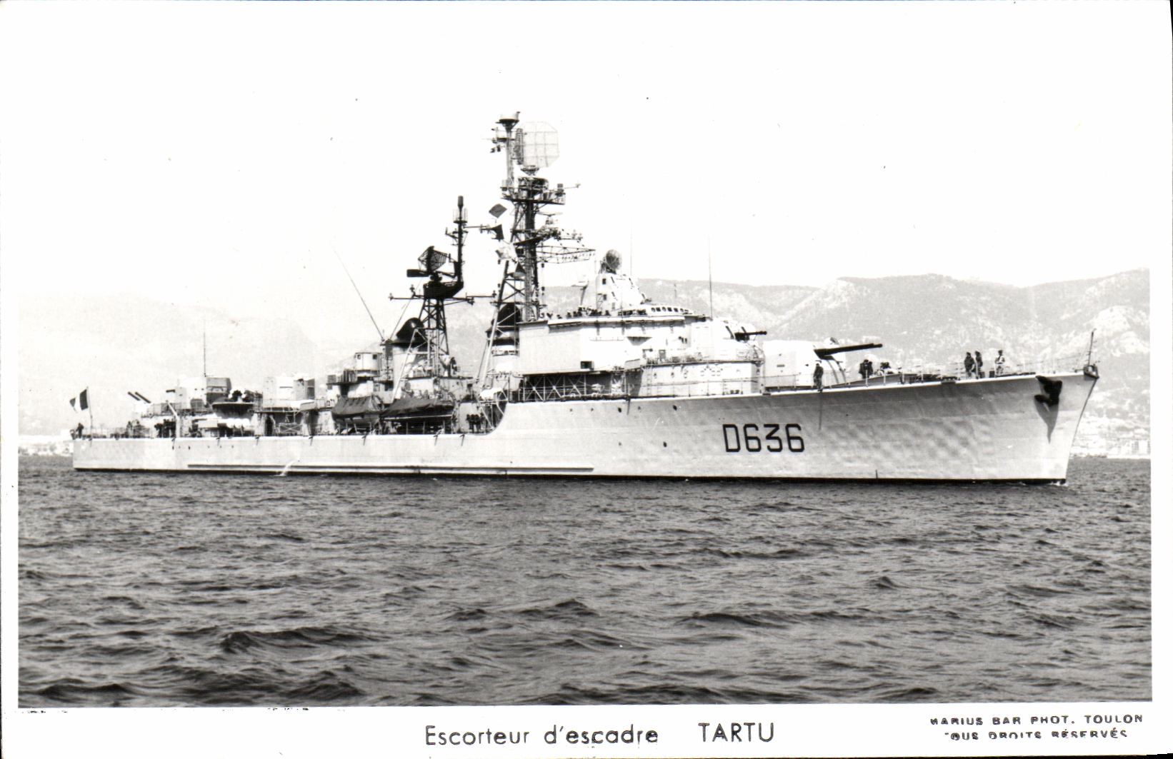 CPM Bateau Guerre Escorteur d escadre Tart