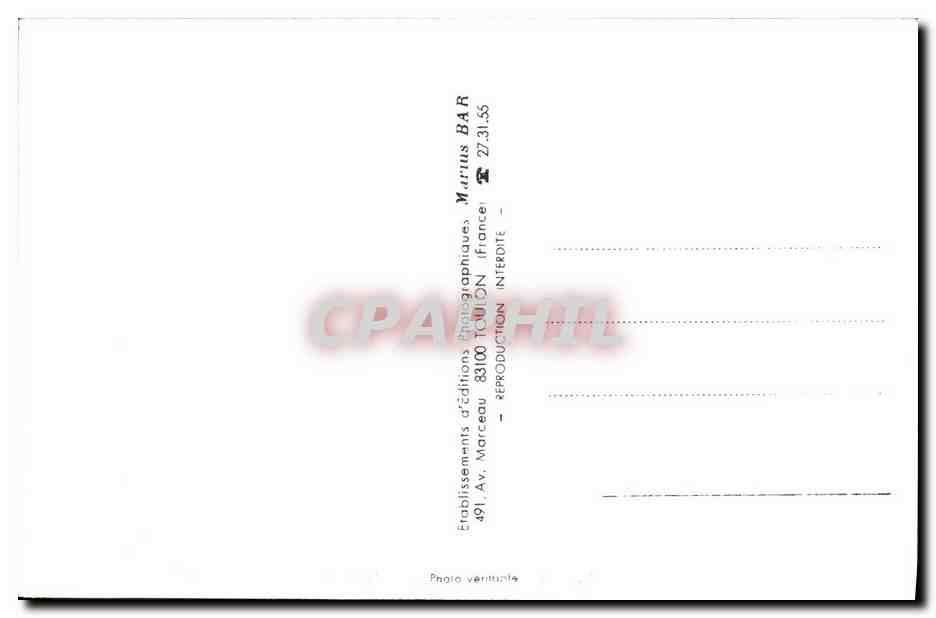 CPM Bateau Guerre Escorteur d escadre Tart — Verso