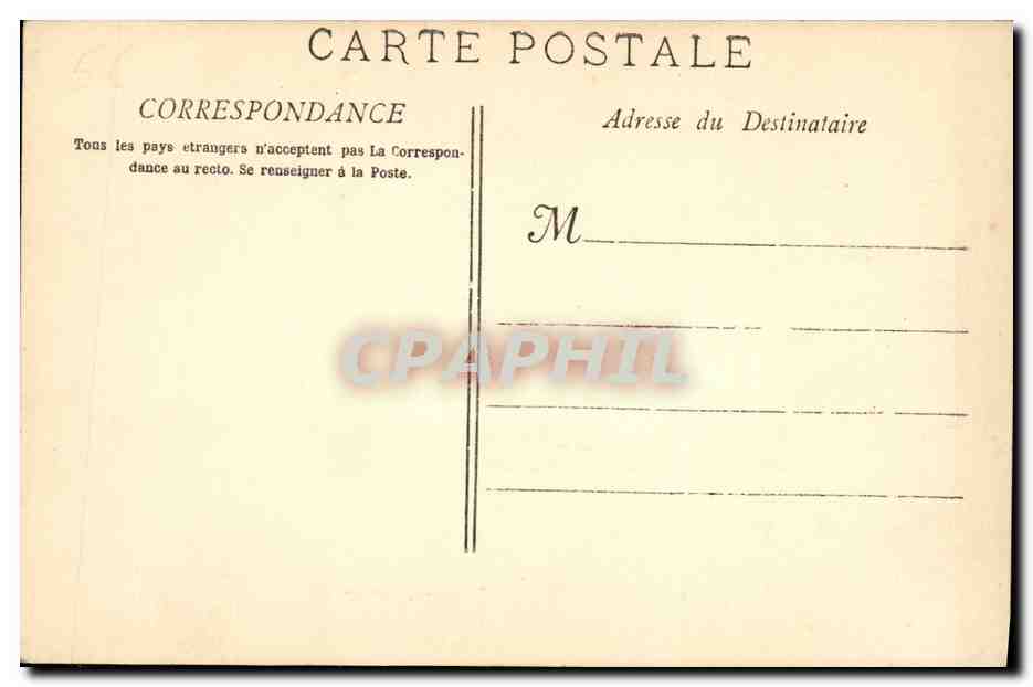 CPA Bateau Guerre Le terrible cuirasse garde cotes — Verso