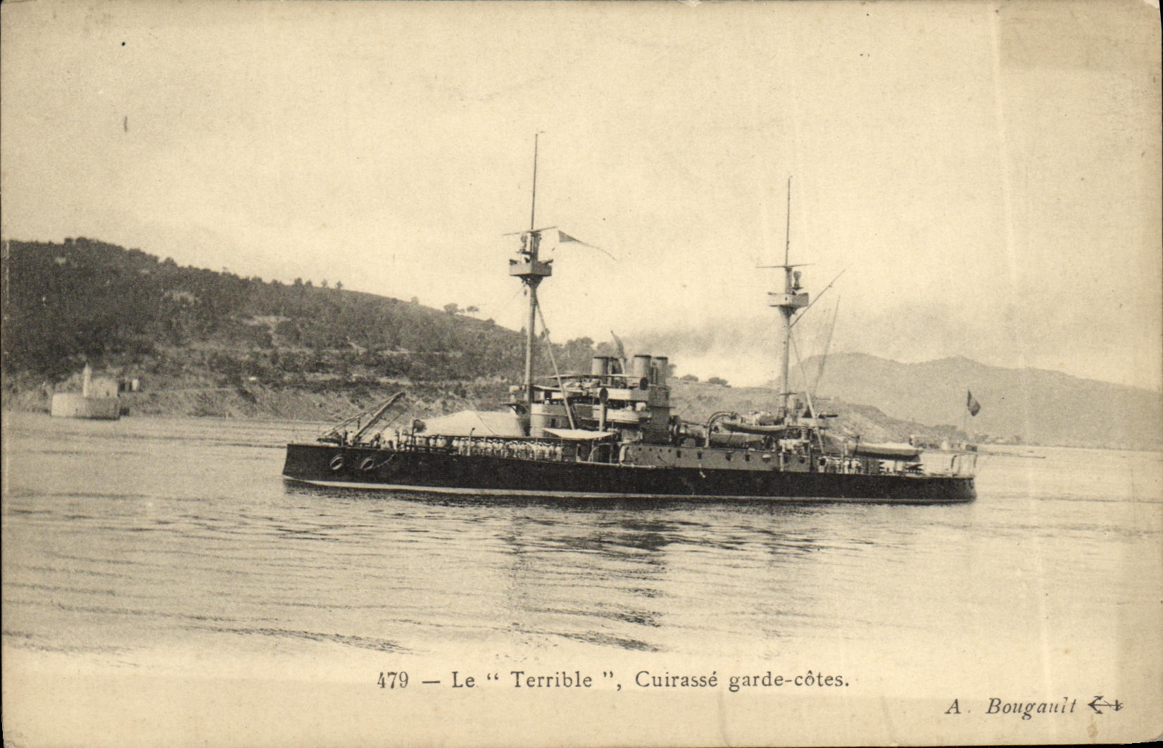 Le "Terrible", Cuirassé garde-côtes — A. Bougauit, n° 479