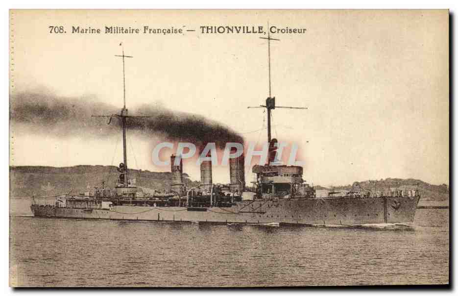 Thionville — Croiseur de la Marine Militaire Française — n°708