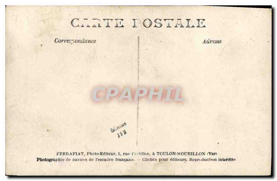 CPA Bateau Guerre Tonkinois Tonkin Indochine  — Verso