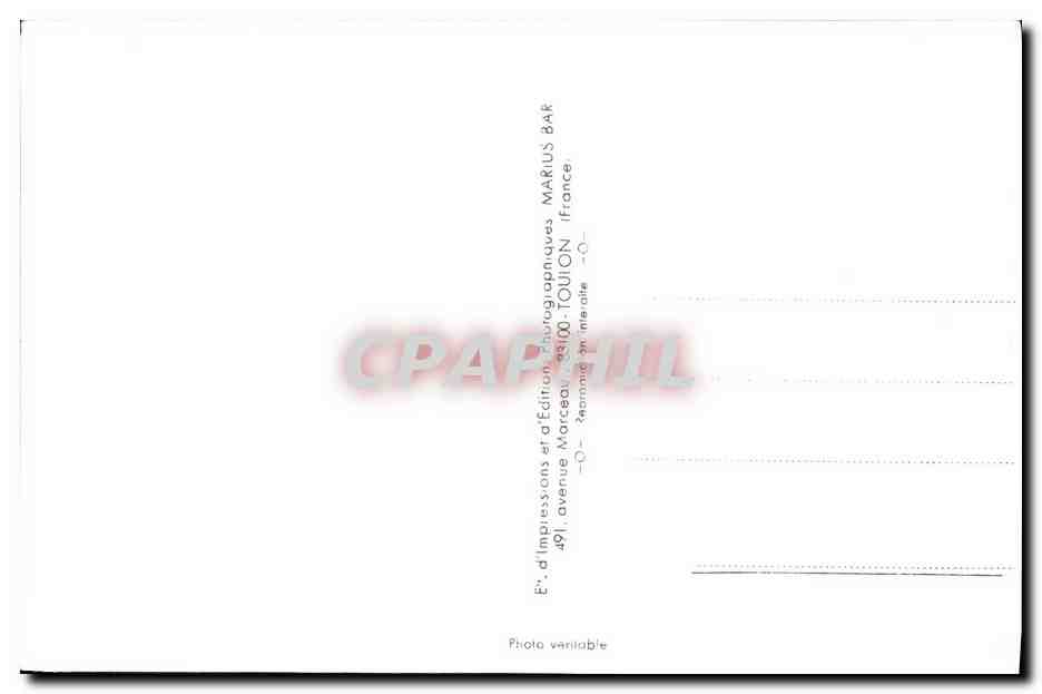 CPM Bateau Guerre Trieux BDC 1960 — Verso