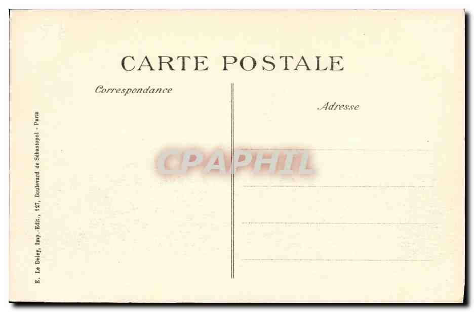 CPA Bateau Guerre Le Triumph anglais coule le 25 mai 1915 — Verso
