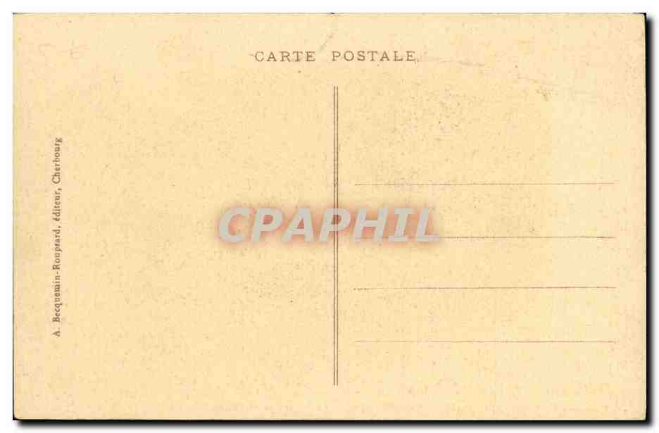CPA Bateau Guerre Cherbourg Le torpilleur Trombe — Verso