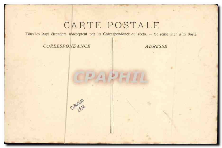 Le Valmy — Garde côtes cuirassé — A. Bougault n°585 — Verso