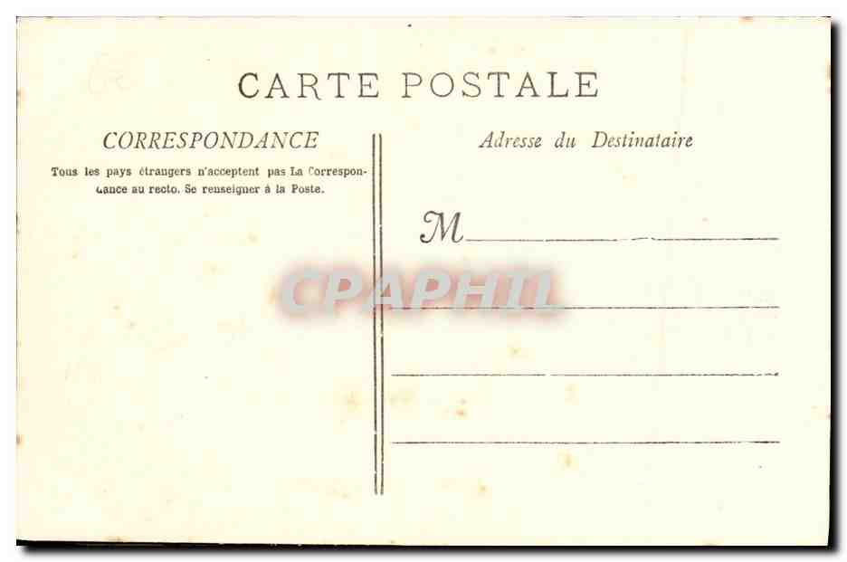 Le Troude — croiseur éclaireur d'escadre — A. Bougault n°513 — Verso