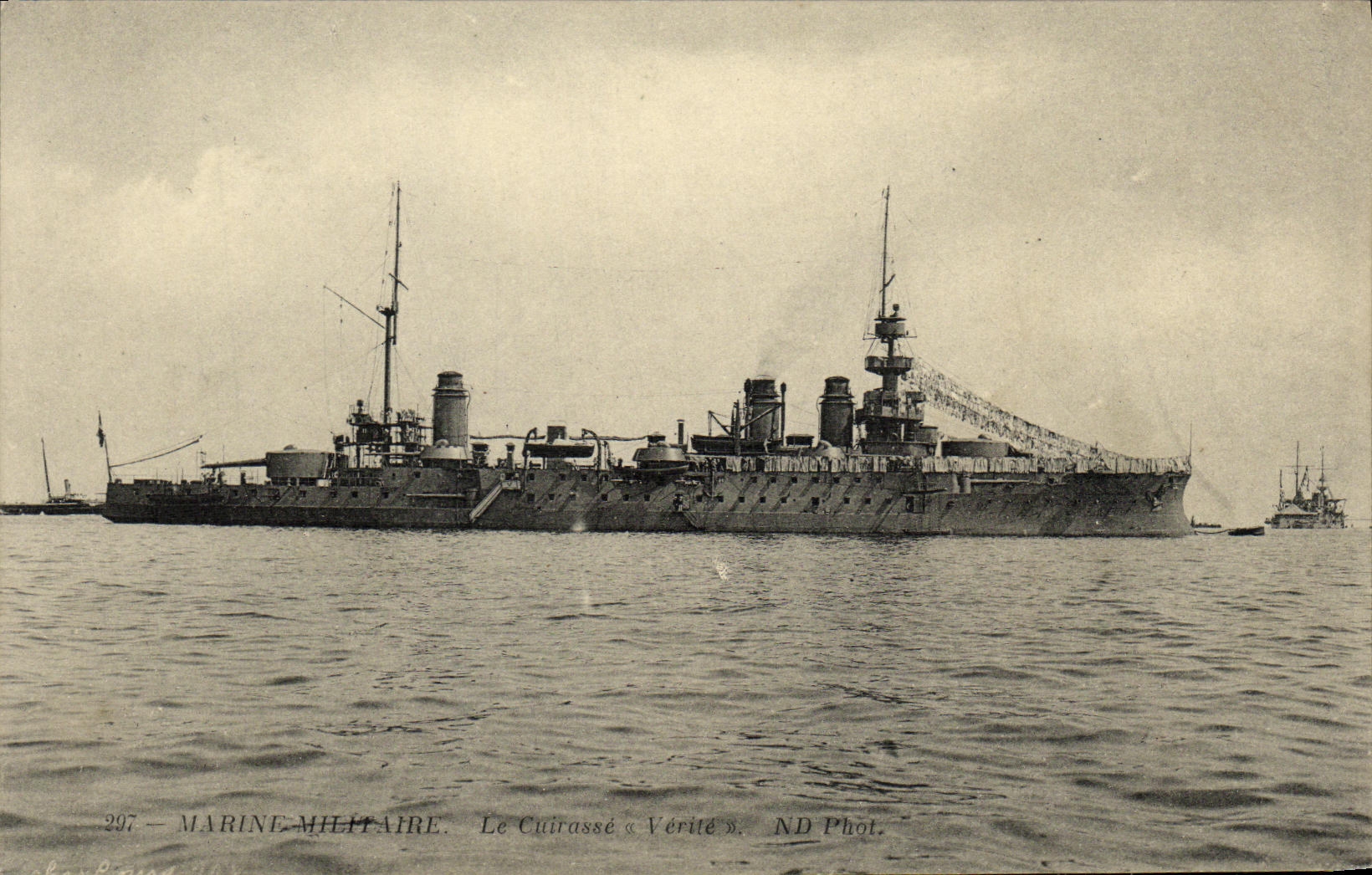 Le Cuirassé « Vérité » — Marine Militaire — ND Phot. n°297
