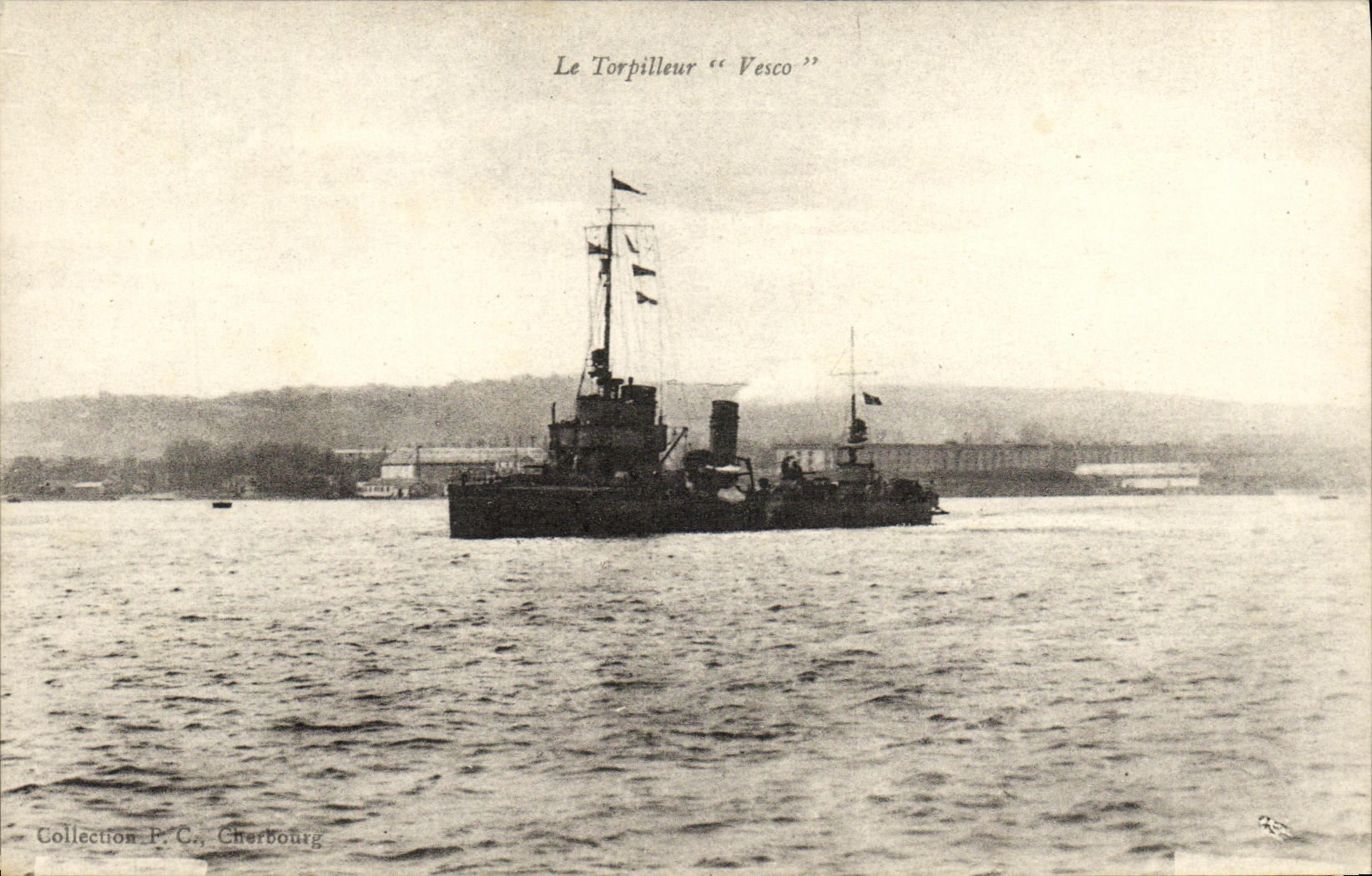 CPA Bateau Guerre Torpilleur Vesco