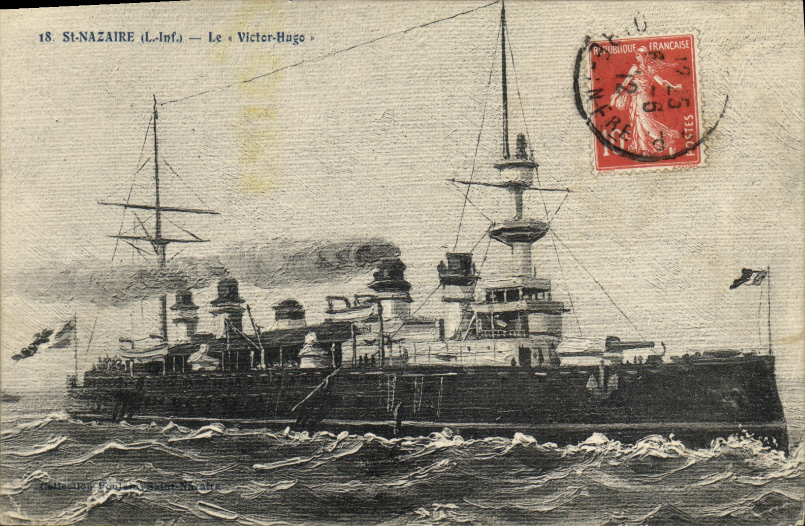 St-Nazaire (L.-Inf.) — Le « Victor-Hugo » — Collection Paulin, N° 18