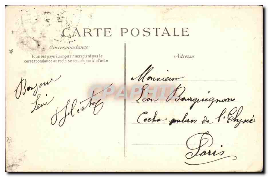 Marine Française — "Victor-Hugo" — Croiseur-Cuirassé — Éditeur E.P.D. n°1071 — Reverso