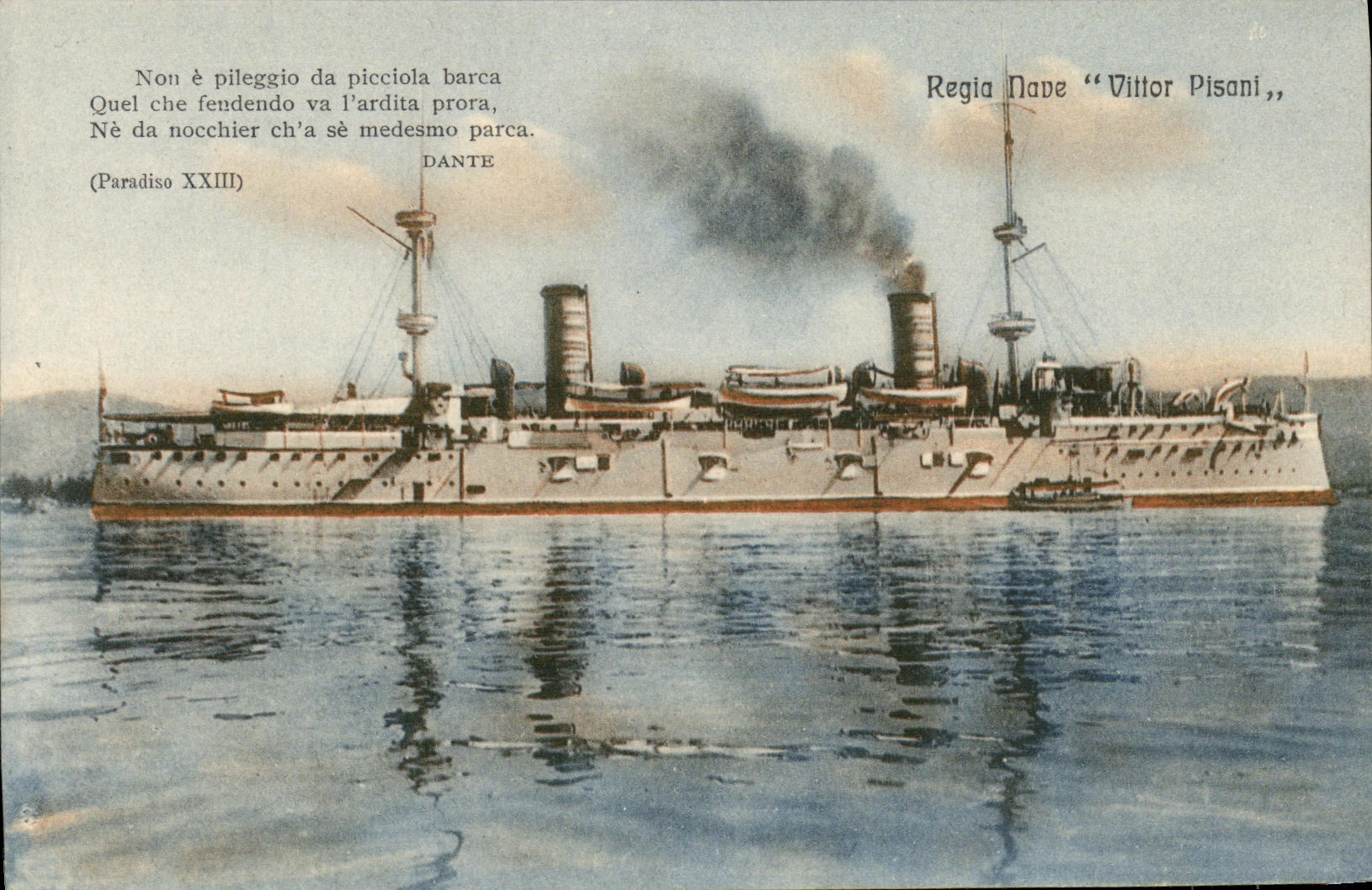 Regia Nave "Vittor Pisani" — croiseur italien — éditeur STA n°7504