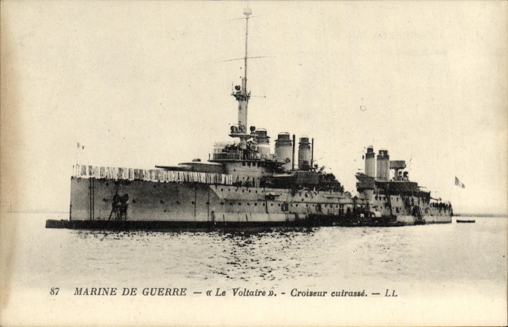 Le Voltaire — Croiseur cuirassé — LL