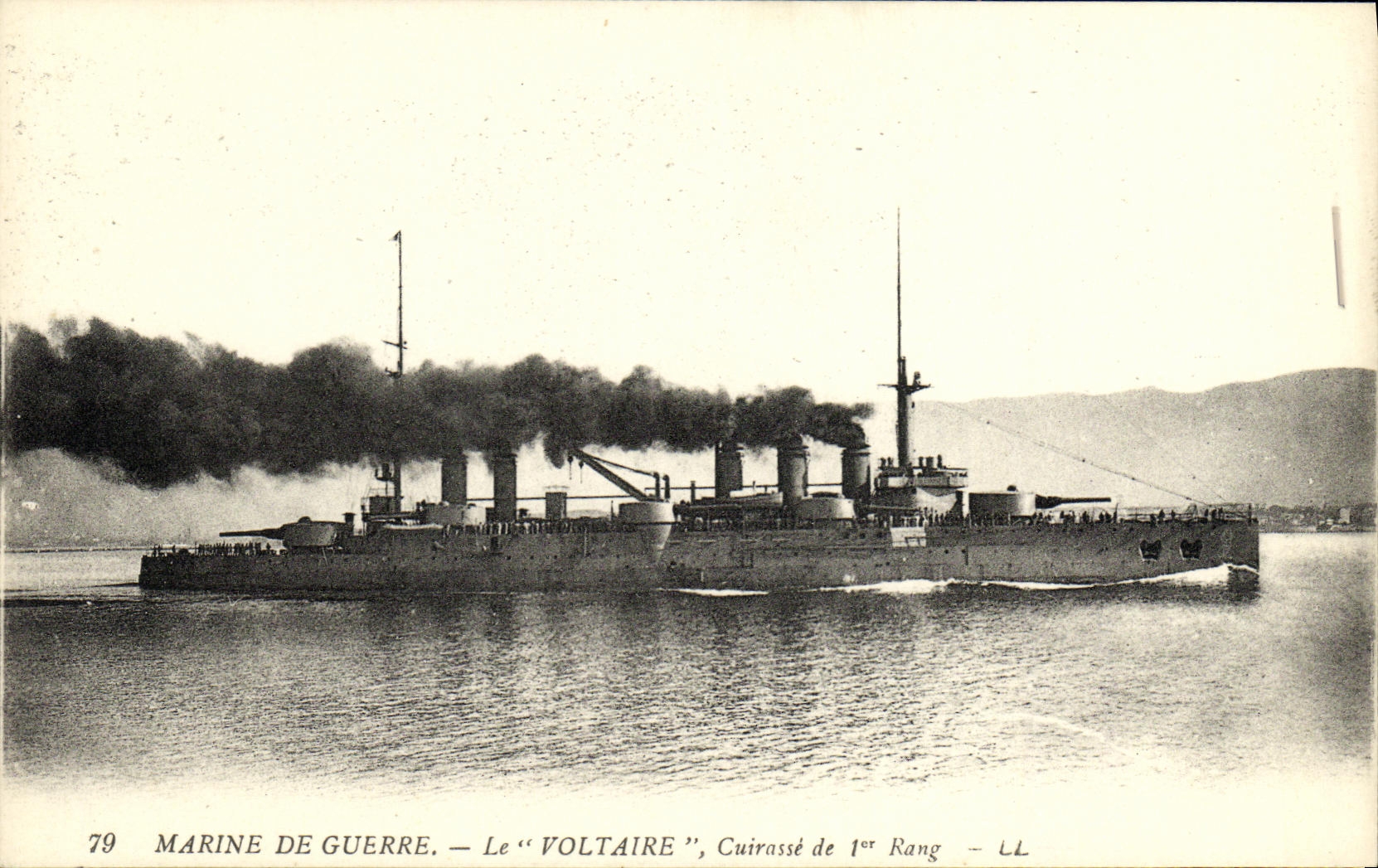Le "Voltaire", cuirassé de 1er rang — Marine de guerre — n°79