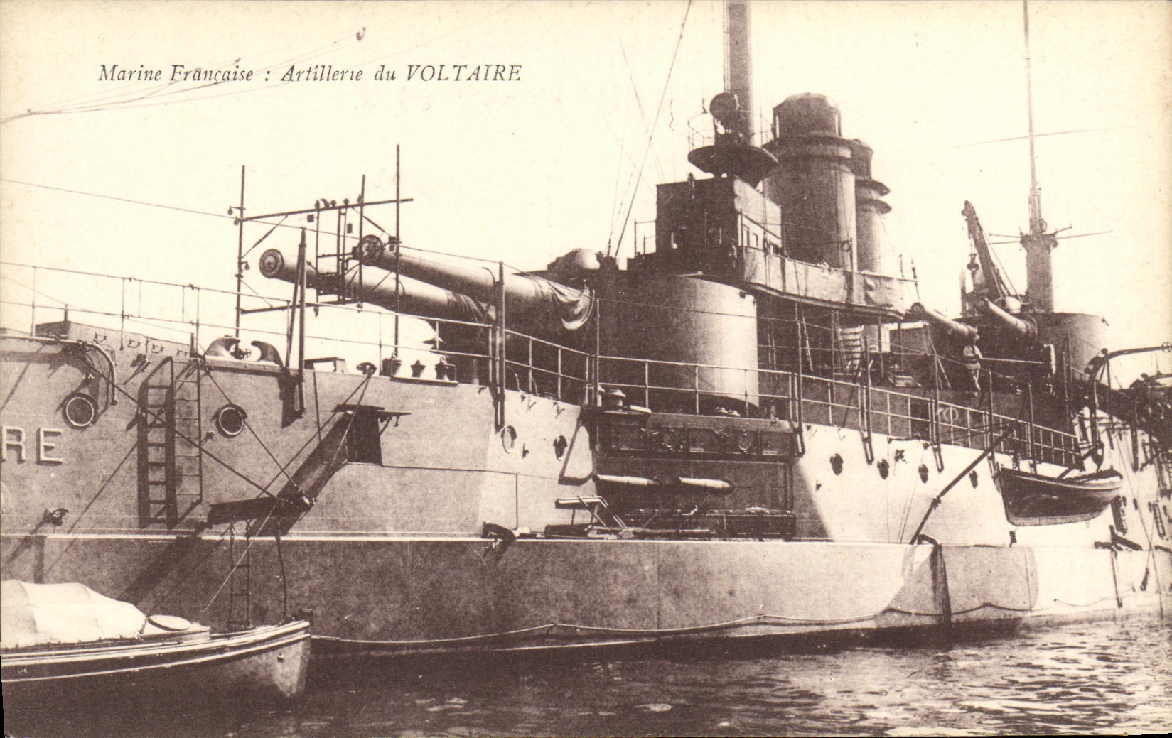 Artillerie du VOLTAIRE — Marine Française — Édition L.F.F. Toulon