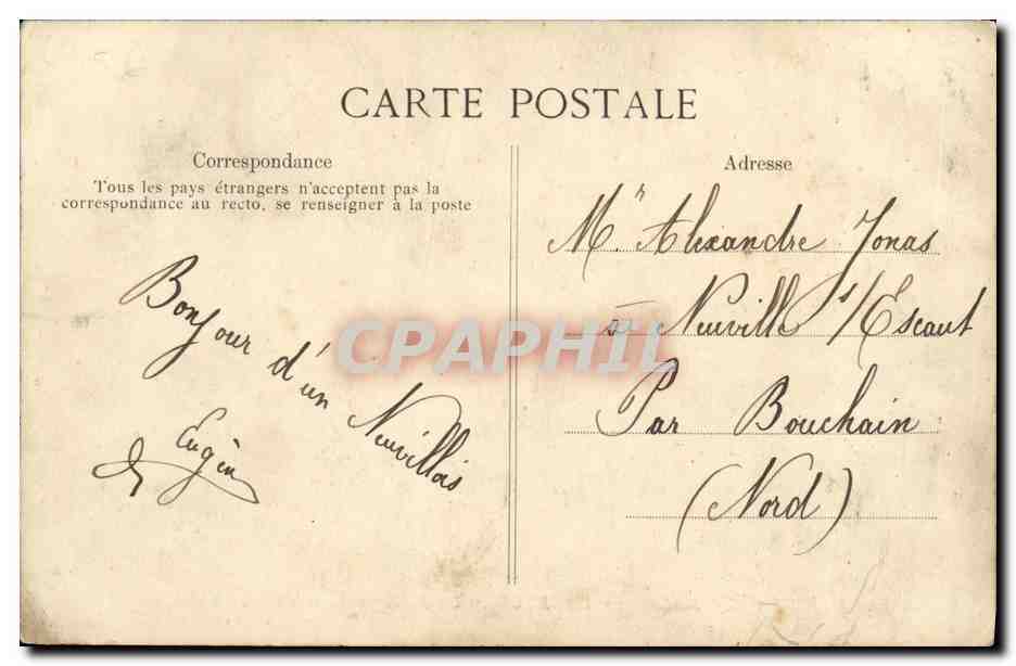 Marine Nationale — "Waldeck-Rousseau" Croiseur Cuirassé 14.000 tonnes — Éditeur E.P. n°2059 — Verso