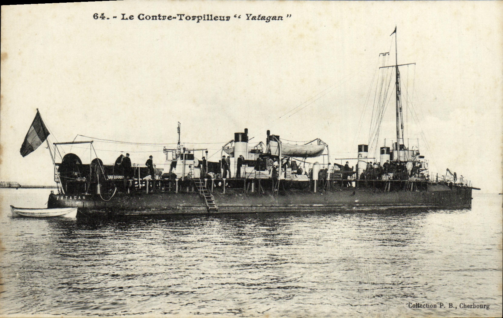 Le Contre-Torpilleur "Yatagan" — Collection P. B., Cherbourg