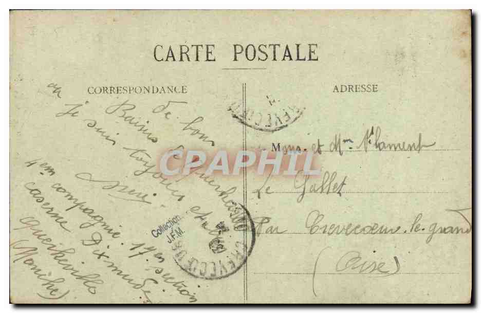 Le Contre-Torpilleur « Yatagan » — Cherbourg — Collection F. C. — Reverso