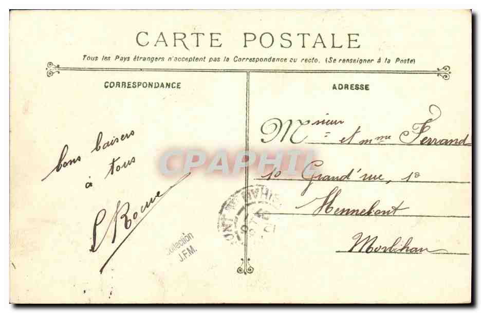 Tourelle historique du Croiseur POTHUAU — Marine Militaire Française — phototypie Marius Bar, Toulon — Reverso