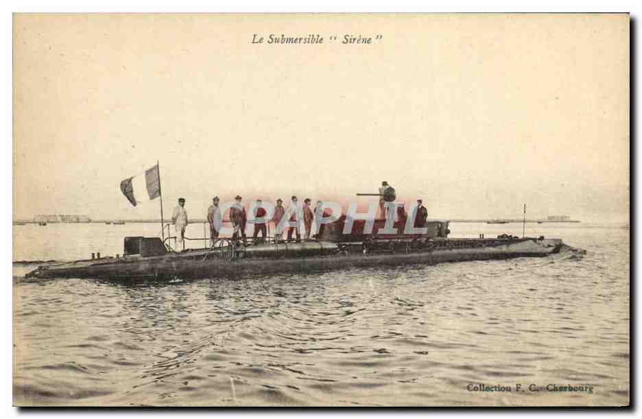 Le Submersible "Sirène" — Collection F. C. Cherbourg