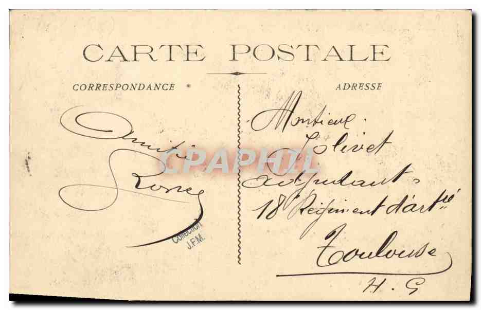 Französische Marine "Alose" U-Boot — Édit. E.P. Toulon, Nr. 200 — Rückseite