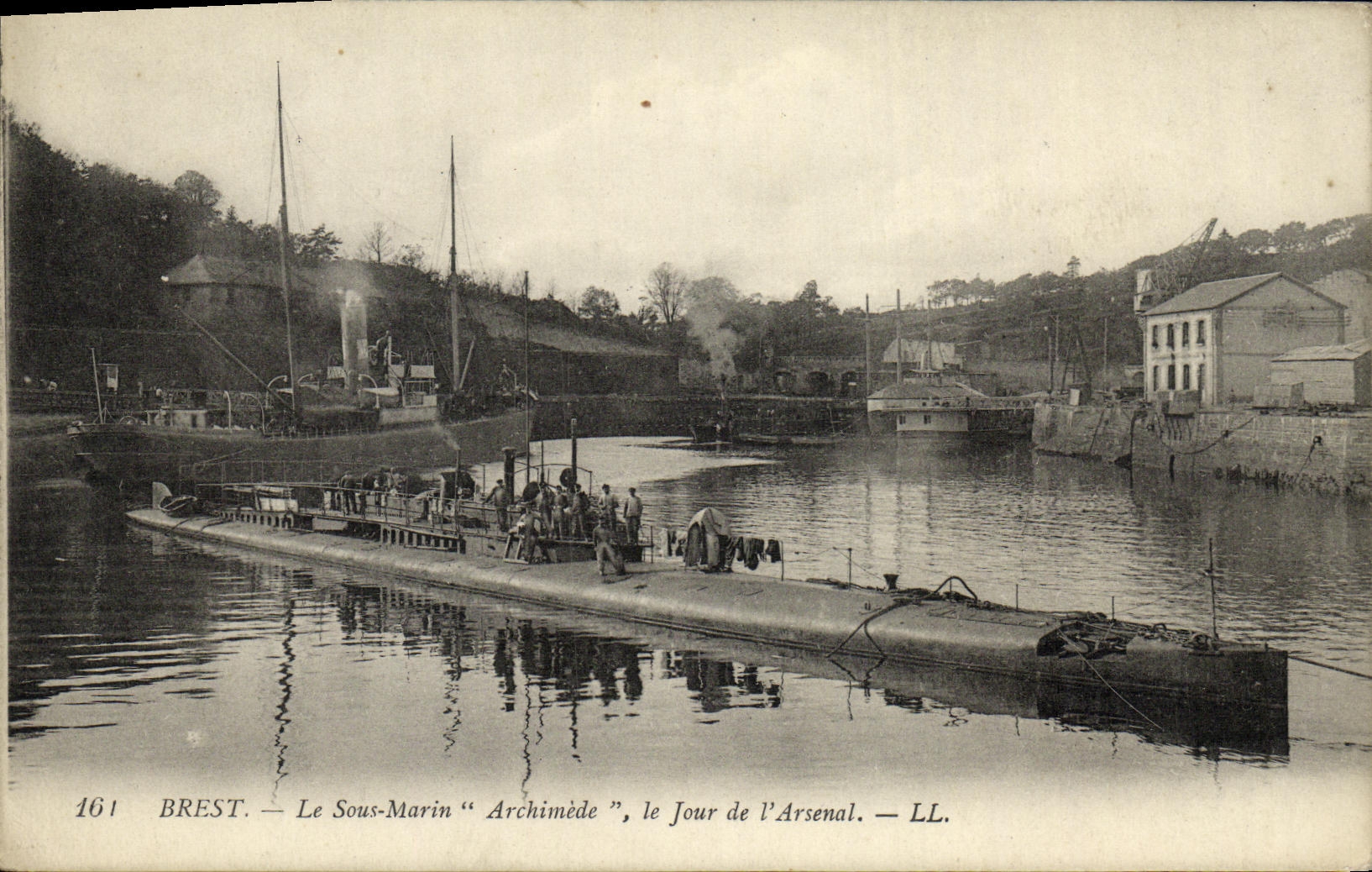 Brest — Il sottomarino "Archimede", il giorno dell'arsenale — LL. — N° 161