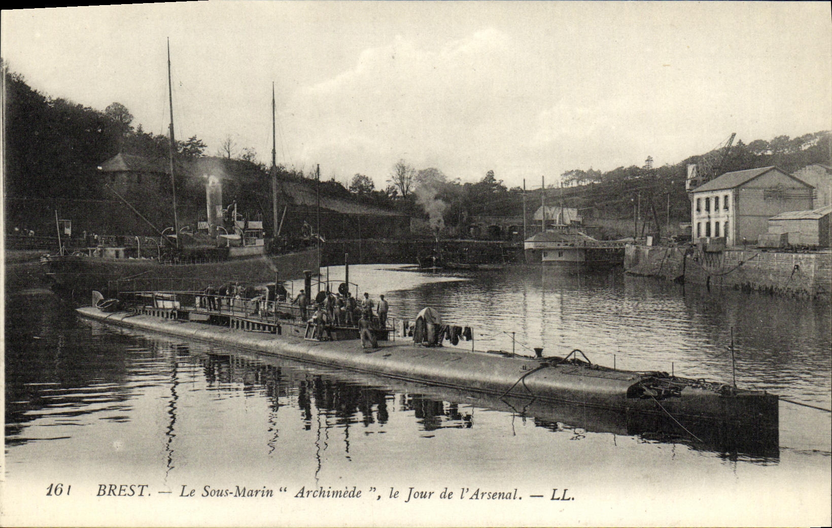 Brest — Le Sous-Marin "Archimède", le Jour de l'Arsenal — LL. n°161