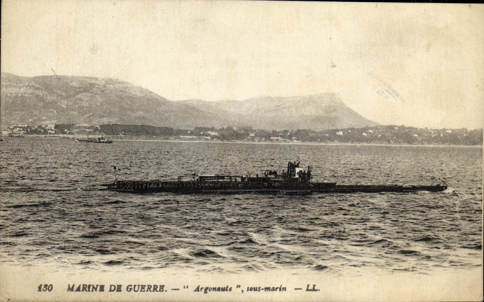 Marine de Guerre — "Argonaute", sous-marin — LL. — N° 130