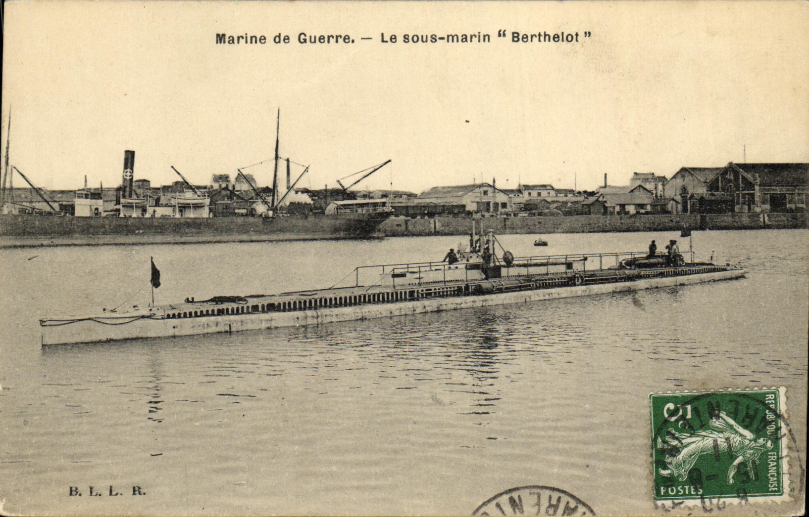 Militaire vloot — Het onderzeeboot "Berthelot" — B. L. L. R.