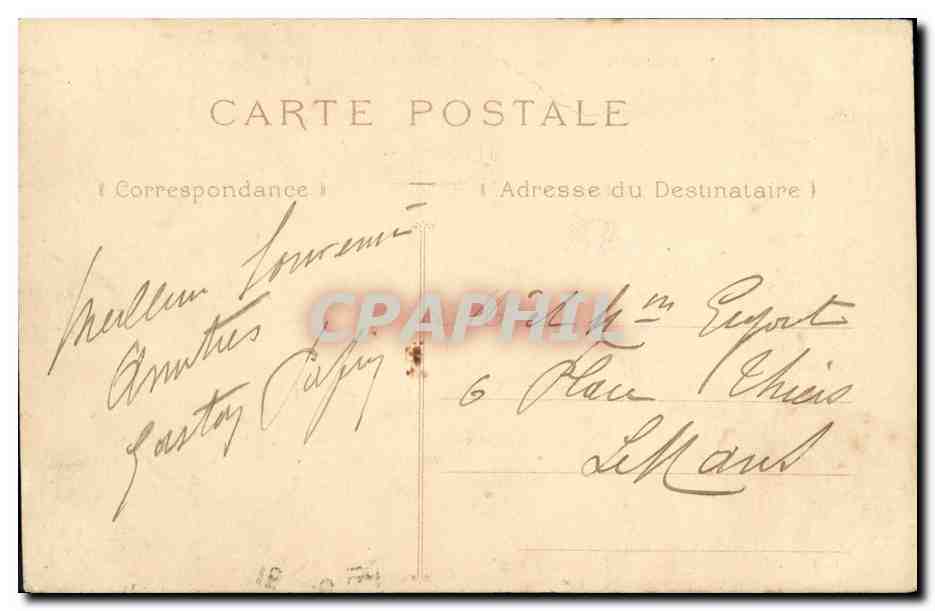 Militaire vloot — Het onderzeeboot "Berthelot" — B. L. L. R. — Achterkant